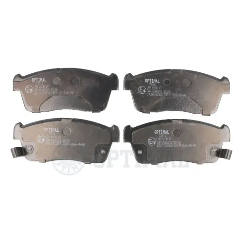 Bremsbelagsatz, Scheibenbremse Vorderachse OPTIMAL BP-72411 Bild Bremsbelagsatz, Scheibenbremse Vorderachse OPTIMAL BP-72411