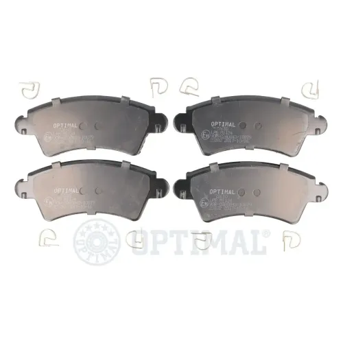 Bremsbelagsatz, Scheibenbremse Vorderachse OPTIMAL BP-72610 Bild Bremsbelagsatz, Scheibenbremse Vorderachse OPTIMAL BP-72610