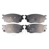 Bremsbelagsatz, Scheibenbremse Vorderachse OPTIMAL BP-80012