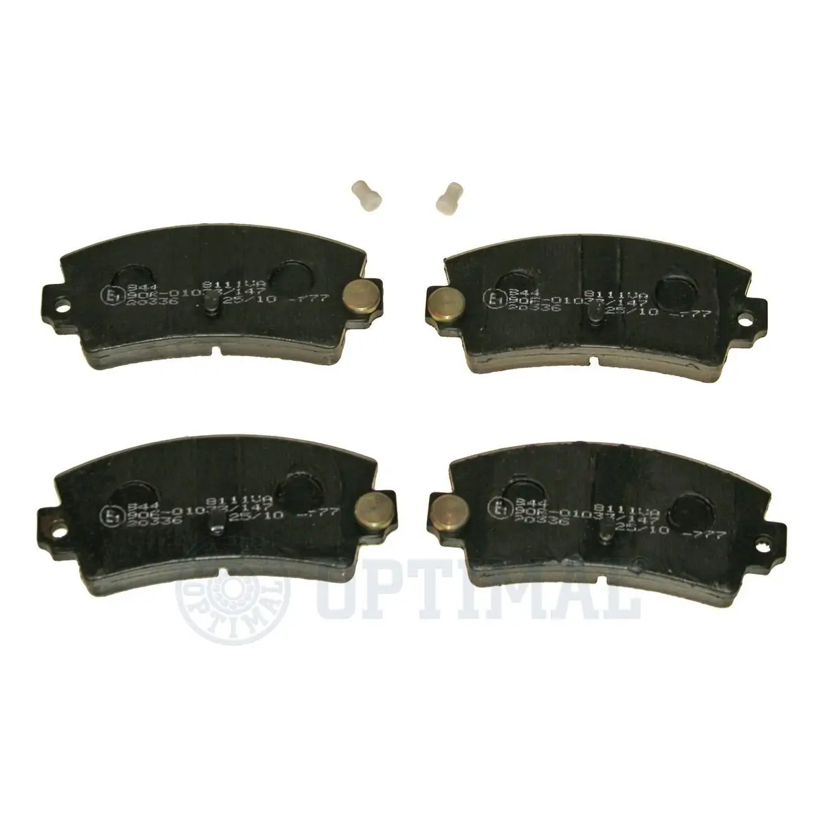 Bremsbelagsatz, Scheibenbremse Hinterachse OPTIMAL BP-81111
