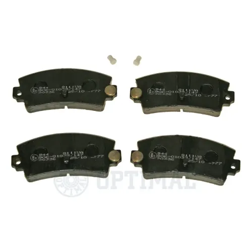 Bremsbelagsatz, Scheibenbremse Hinterachse OPTIMAL BP-81111 Bild Bremsbelagsatz, Scheibenbremse Hinterachse OPTIMAL BP-81111