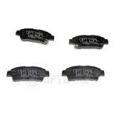 Bremsbelagsatz, Scheibenbremse Hinterachse OPTIMAL BP-82002