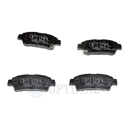 Bremsbelagsatz, Scheibenbremse Hinterachse OPTIMAL BP-82002 Bild Bremsbelagsatz, Scheibenbremse Hinterachse OPTIMAL BP-82002