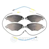 Bremsbelagsatz, Scheibenbremse Vorderachse OPTIMAL BP-82804