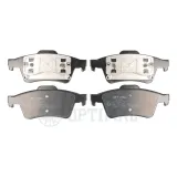 Bremsbelagsatz, Scheibenbremse Hinterachse OPTIMAL BP-84200