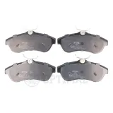 Bremsbelagsatz, Scheibenbremse Vorderachse OPTIMAL BP-88000