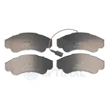 Bremsbelagsatz, Scheibenbremse Vorderachse OPTIMAL BP-95901