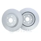 Bremsscheibe Vorderachse OPTIMAL BS-1076C