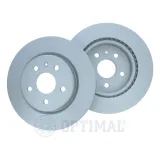 Bremsscheibe Hinterachse OPTIMAL BS-9512C