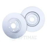 Bremsscheibe Vorderachse OPTIMAL BS-9542HC