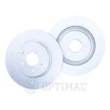 Bremsscheibe Hinterachse OPTIMAL BS-9584HC