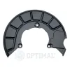 Spritzblech, Bremsscheibe Vorderachse links OPTIMAL BSP-1004L