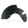Spritzblech, Bremsscheibe Vorderachse links OPTIMAL BSP-1019L