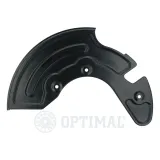 Spritzblech, Bremsscheibe Vorderachse links OPTIMAL BSP-1019L