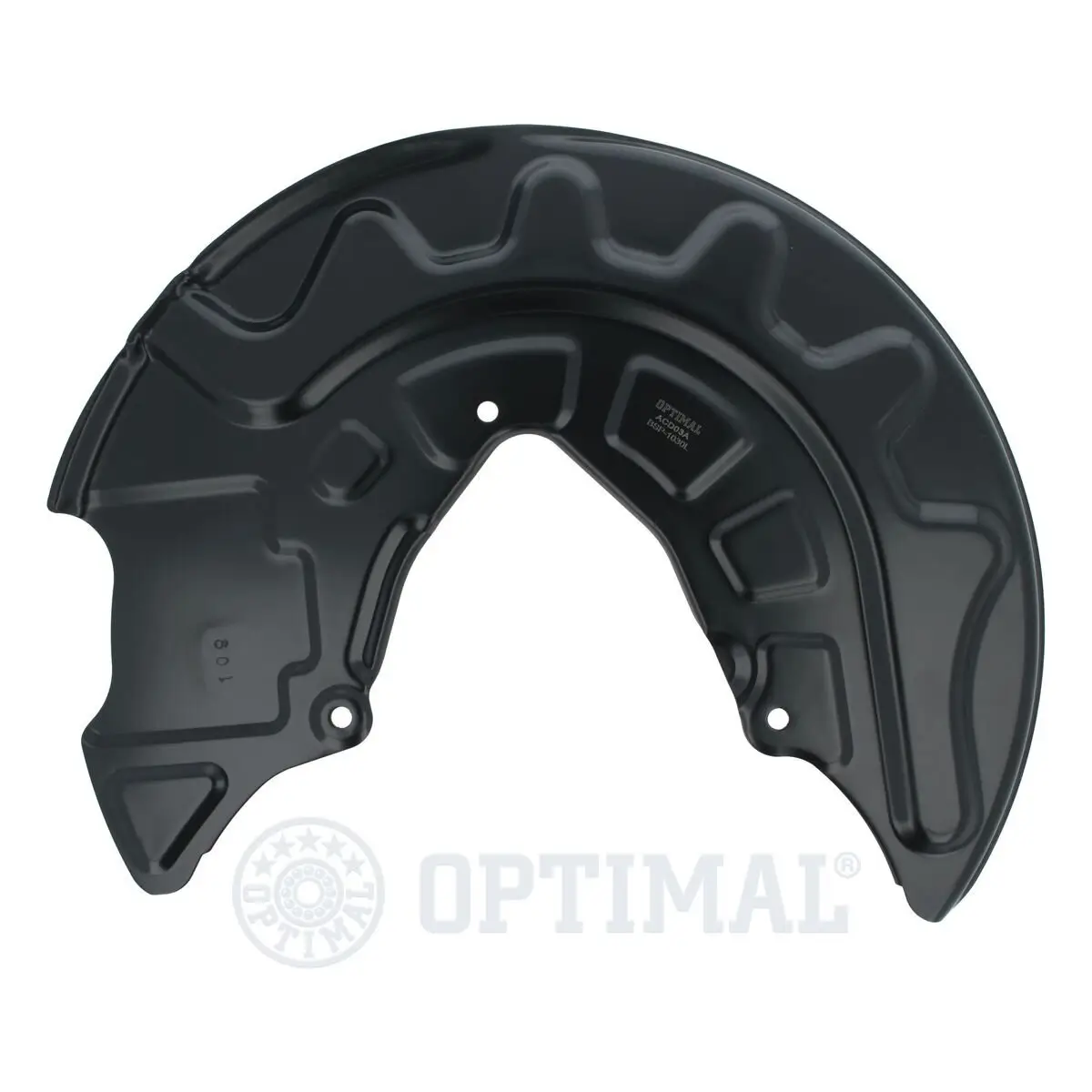 Spritzblech, Bremsscheibe Vorderachse links OPTIMAL BSP-1030L