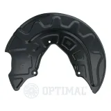Spritzblech, Bremsscheibe Vorderachse links OPTIMAL BSP-1030L