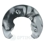 Spritzblech, Bremsscheibe Vorderachse rechts OPTIMAL BSP-1031R