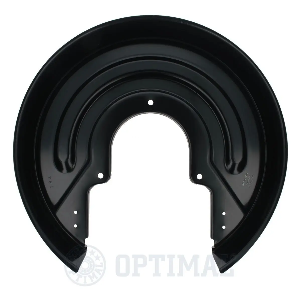 Spritzblech, Bremsscheibe Hinterachse links Hinterachse rechts OPTIMAL BSP-1058B