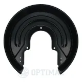 Spritzblech, Bremsscheibe Hinterachse links Hinterachse rechts OPTIMAL BSP-1058B