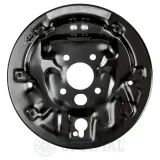 Spritzblech, Bremsscheibe Hinterachse links OPTIMAL BSP-1065L