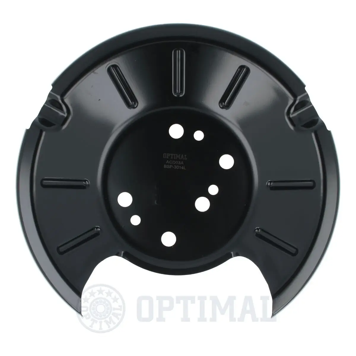 Spritzblech, Bremsscheibe Hinterachse links OPTIMAL BSP-3014L