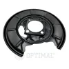 Spritzblech, Bremsscheibe Hinterachse links OPTIMAL BSP-4002L