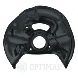 Spritzblech, Bremsscheibe Vorderachse links OPTIMAL BSP-4008L