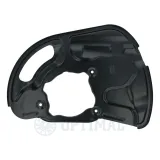 Spritzblech, Bremsscheibe Vorderachse links OPTIMAL BSP-4016L