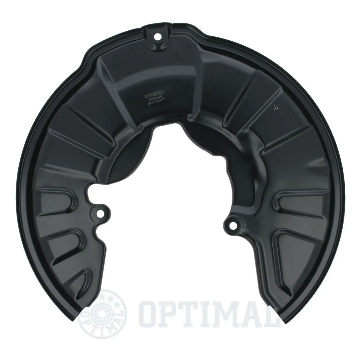 Spritzblech, Bremsscheibe Vorderachse links OPTIMAL BSP-4025L