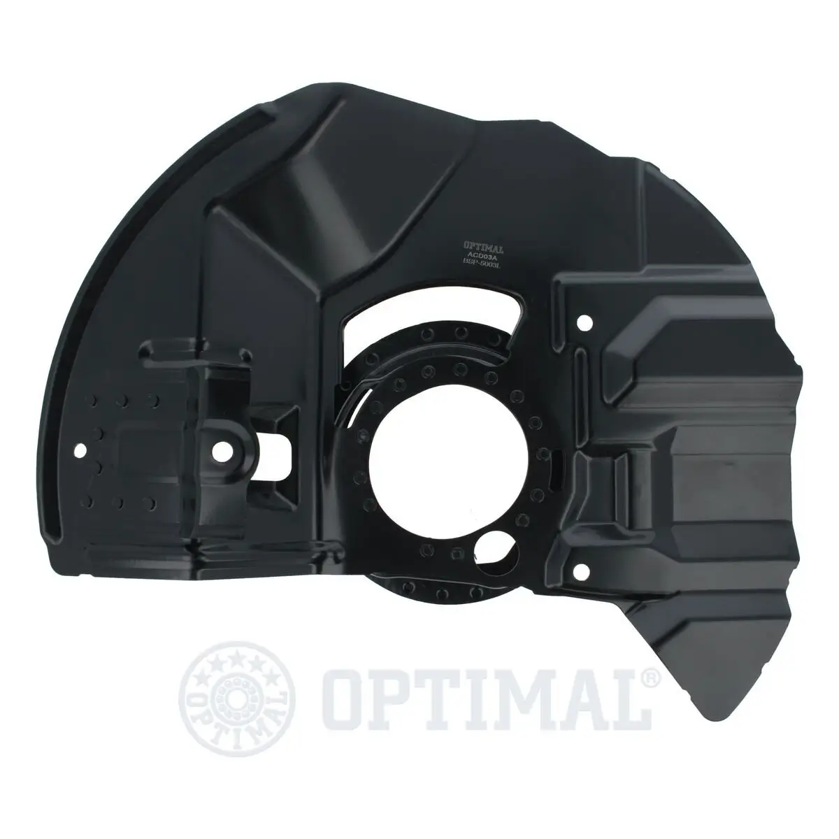 Spritzblech, Bremsscheibe Vorderachse links OPTIMAL BSP-5003L