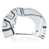 Spritzblech, Bremsscheibe Vorderachse links OPTIMAL BSP-5021L Bild Spritzblech, Bremsscheibe Vorderachse links OPTIMAL BSP-5021L