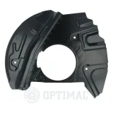 Spritzblech, Bremsscheibe Vorderachse rechts OPTIMAL BSP-5024R