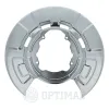 Spritzblech, Bremsscheibe Hinterachse links Hinterachse rechts OPTIMAL BSP-5033B