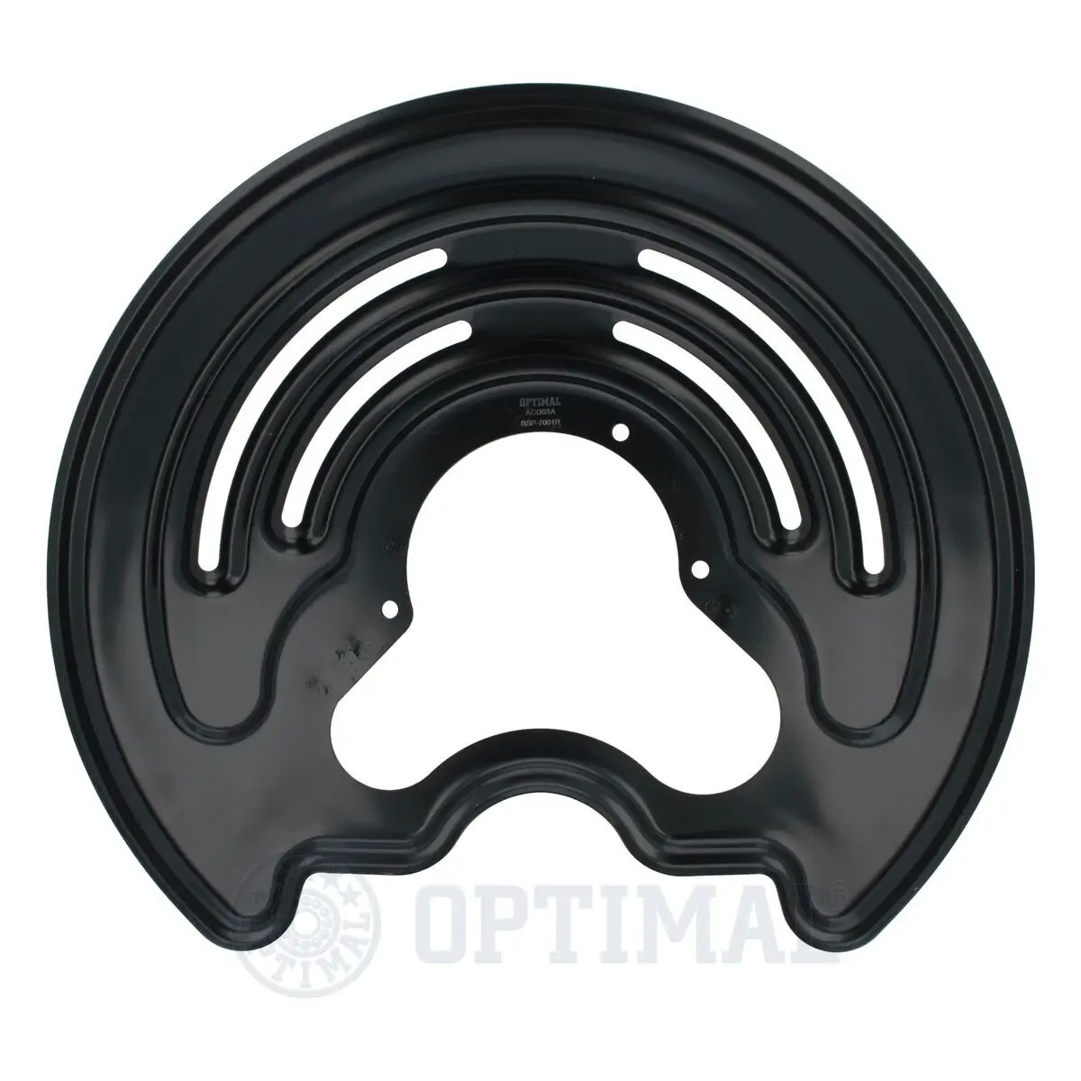 Spritzblech, Bremsscheibe Hinterachse rechts OPTIMAL BSP-7001R