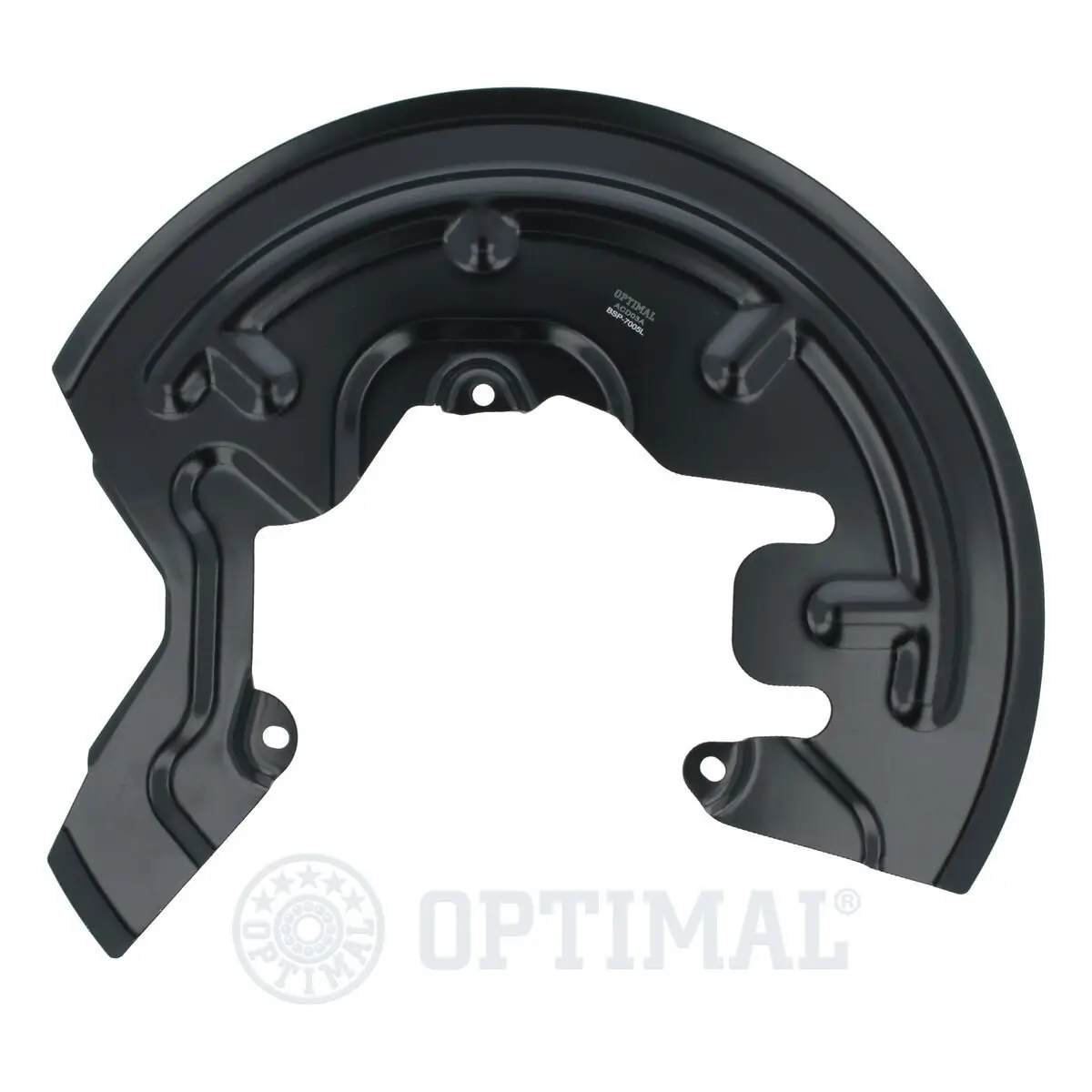 Spritzblech, Bremsscheibe Vorderachse links OPTIMAL BSP-7005L