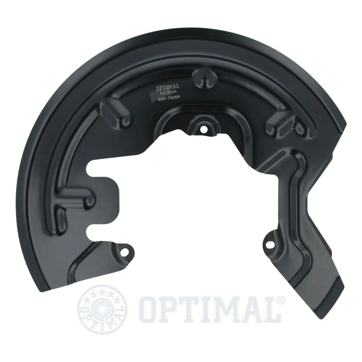 Spritzblech, Bremsscheibe Vorderachse rechts OPTIMAL BSP-7005R