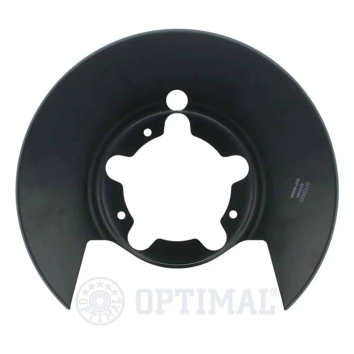 Spritzblech, Bremsscheibe Hinterachse links Hinterachse rechts OPTIMAL BSP-8003B