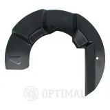 Spritzblech, Bremsscheibe Vorderachse links OPTIMAL BSP-8802L