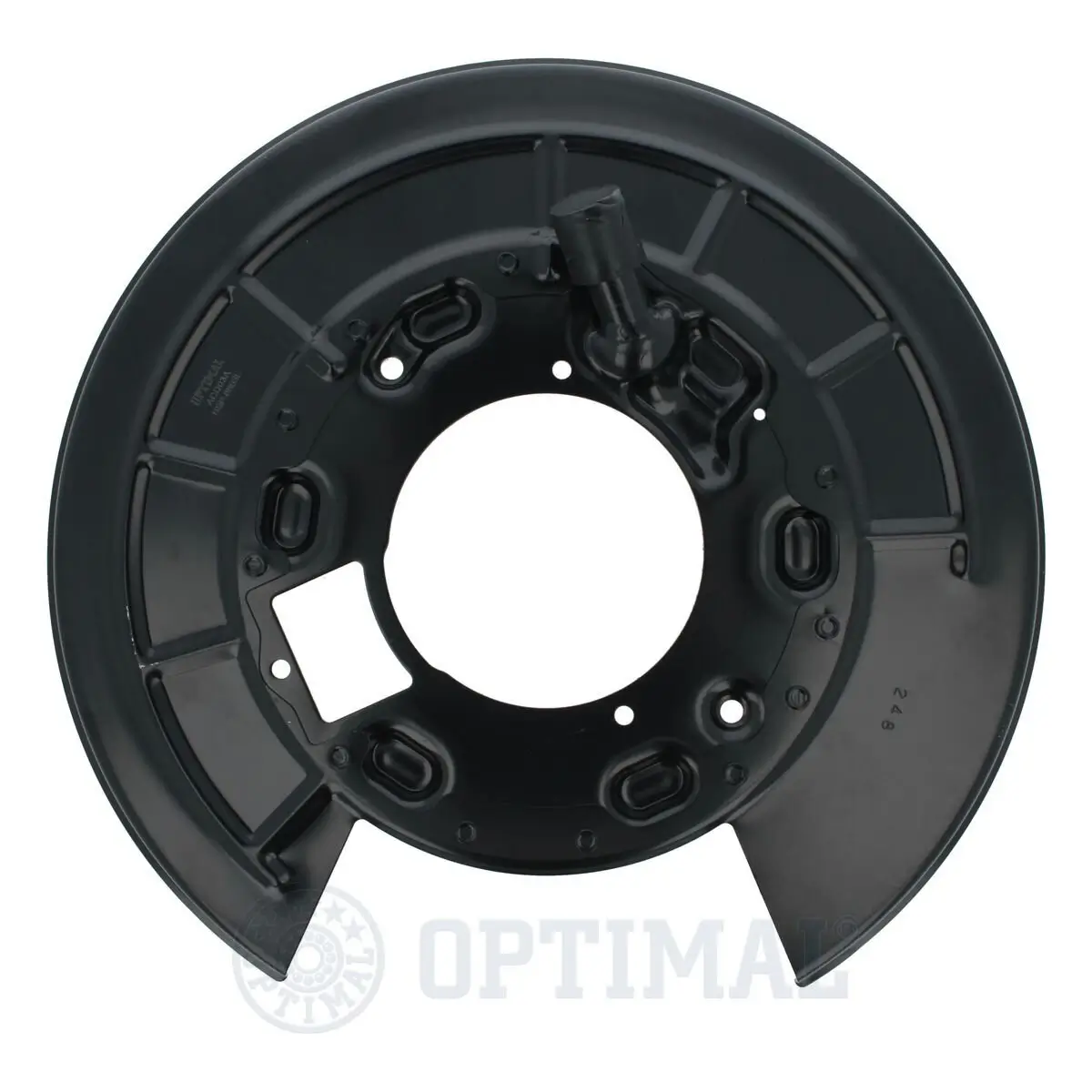 Spritzblech, Bremsscheibe Hinterachse links OPTIMAL BSP-8803L