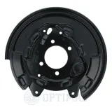 Spritzblech, Bremsscheibe Hinterachse links OPTIMAL BSP-9002L