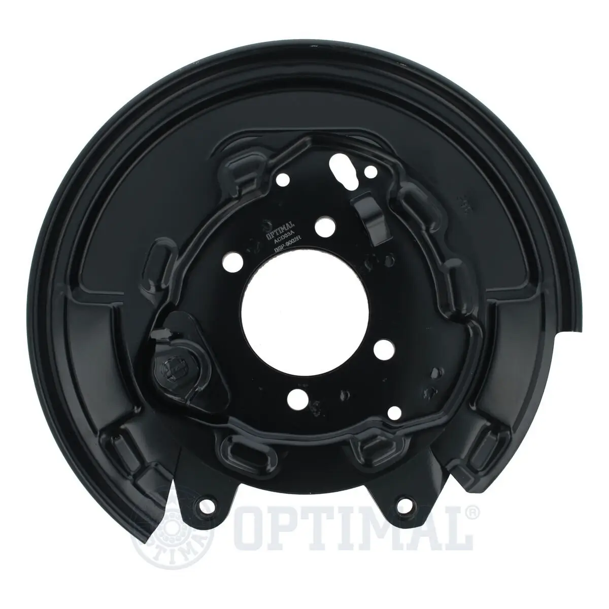 Spritzblech, Bremsscheibe Hinterachse rechts OPTIMAL BSP-9002R