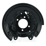 Spritzblech, Bremsscheibe Hinterachse rechts OPTIMAL BSP-9002R