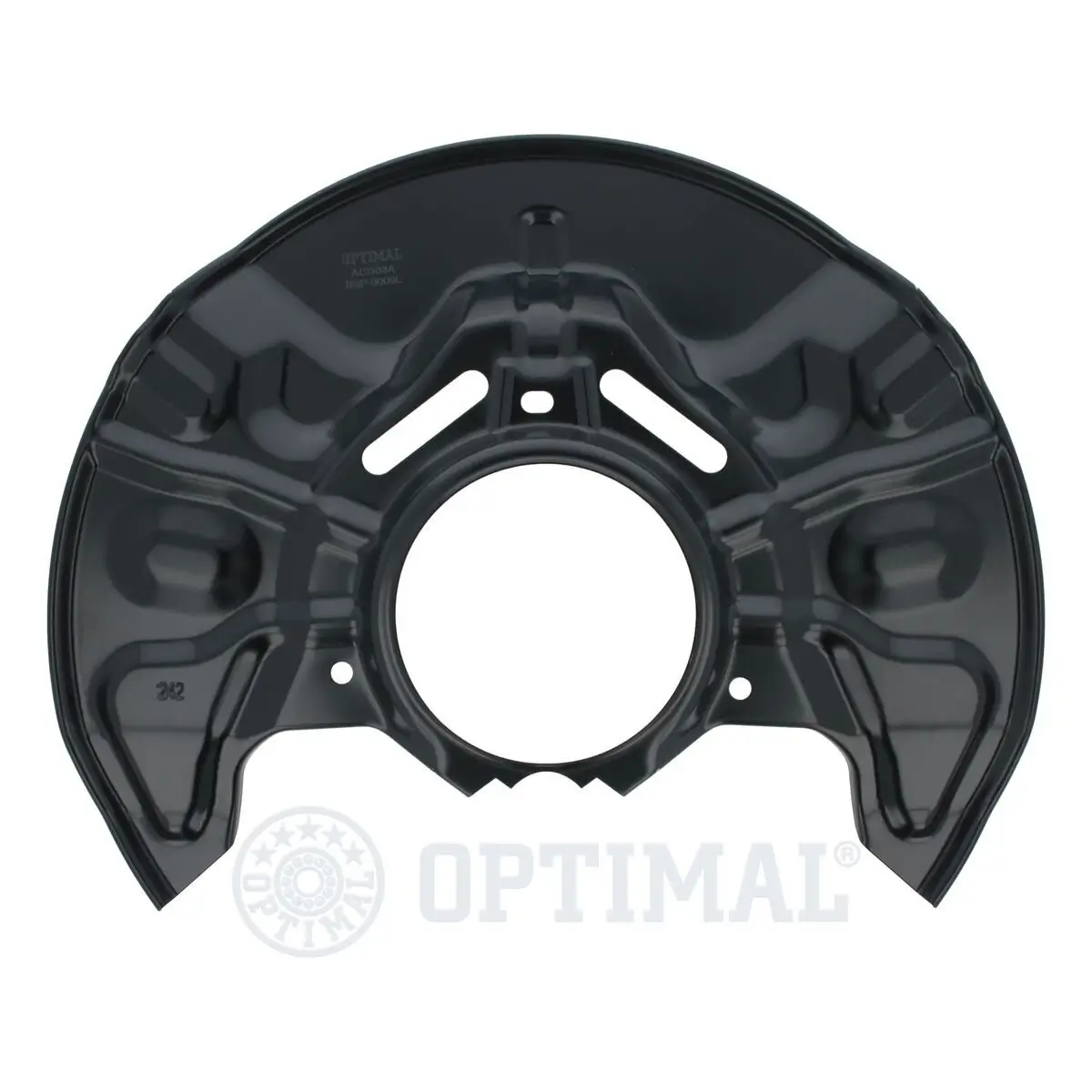 Spritzblech, Bremsscheibe Vorderachse links OPTIMAL BSP-9009L