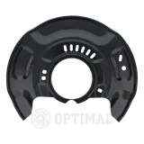 Spritzblech, Bremsscheibe Vorderachse links OPTIMAL BSP-9011L