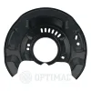 Spritzblech, Bremsscheibe Vorderachse rechts OPTIMAL BSP-9011R
