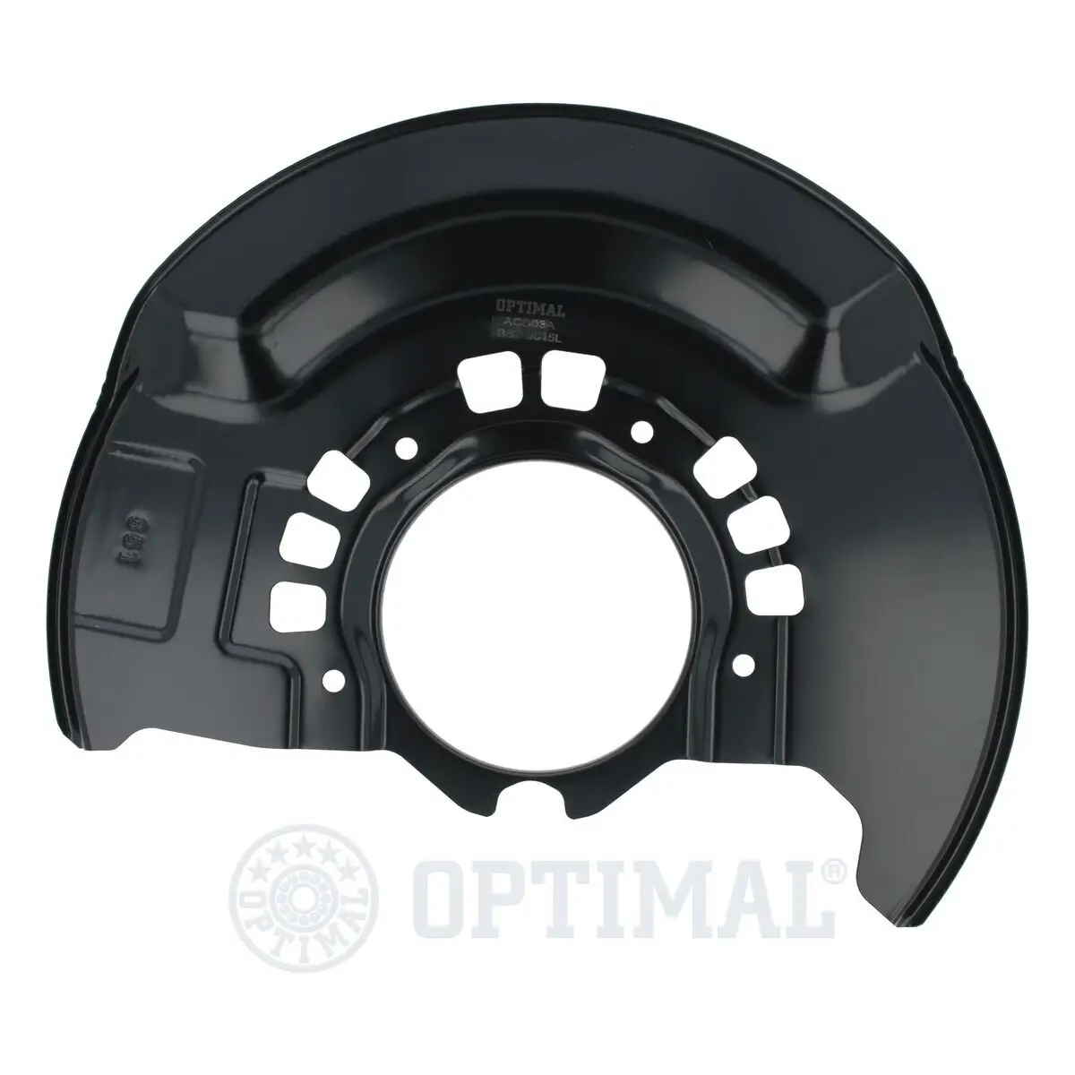 Spritzblech, Bremsscheibe Vorderachse links OPTIMAL BSP-9015L