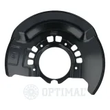 Spritzblech, Bremsscheibe Vorderachse links OPTIMAL BSP-9015L