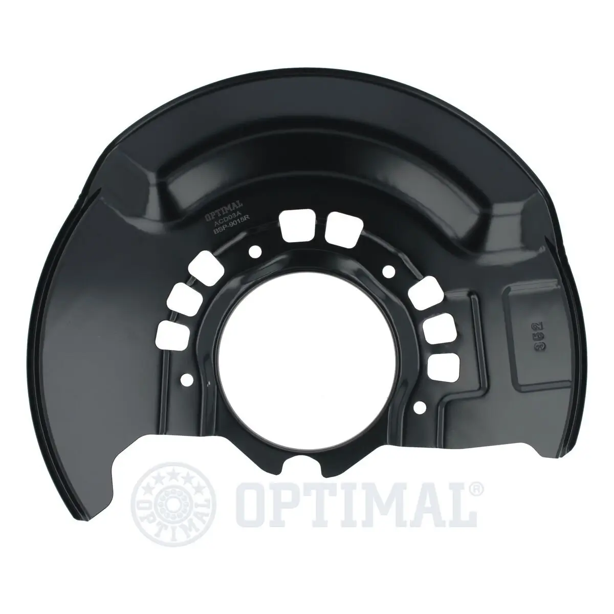 Spritzblech, Bremsscheibe Vorderachse rechts OPTIMAL BSP-9015R