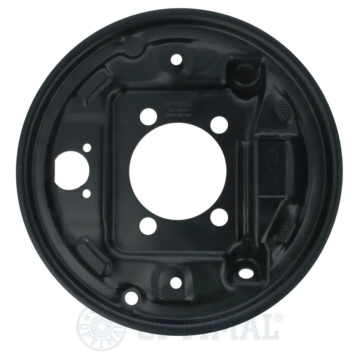 Spritzblech, Bremsscheibe Hinterachse links OPTIMAL BSP-9016L