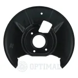 Spritzblech, Bremsscheibe Hinterachse rechts OPTIMAL BSP-9402R